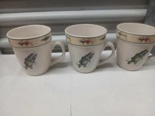 Box Of 3 Vintage River's Edge Fishing Coffee Mugs