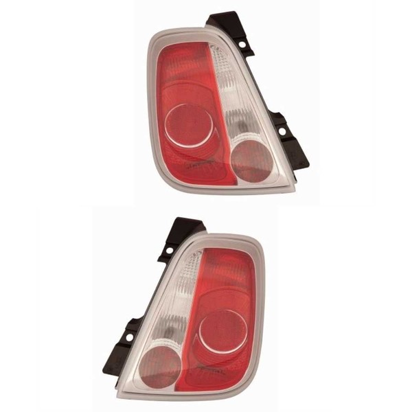 RüCkleuchten Heckleuchten Set FüR Fiat 500 C 312_ 312 500C/595C/695C-image