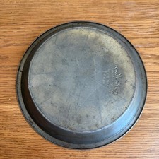 Bake King Vintage Tin Pie Pan 1110 Made in USA 10 Inch Metal Baking Dish