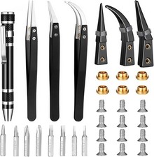 3 Pcs Ceramic Tweezers Set Reverse Non Conductive Precision Screwdriver Repair