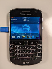 BlackBerry Bold 9900 Mobile Cell Phone Keyboard AT T Tested READ