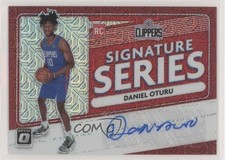 2020-21 Donruss Optic Signature Series Choice Red Prizm Daniel Oturu Auto 0kr0