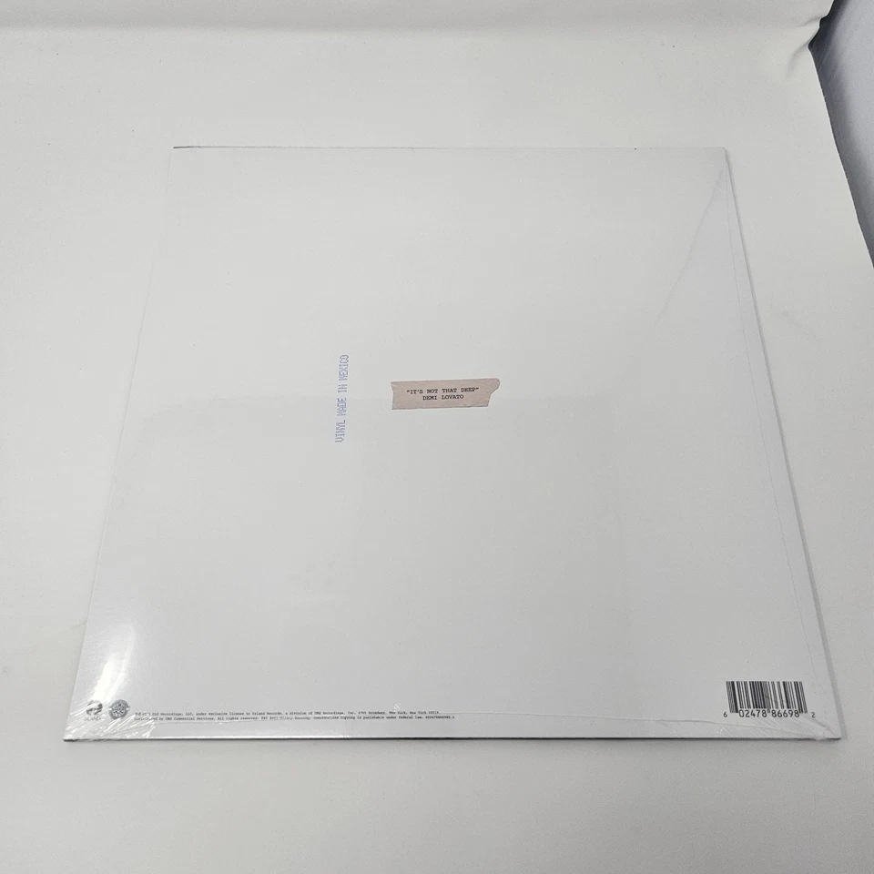 COVER SIGNED! NEW! Demi Lovato - It's Not That Deep Indie Exclusive Ivory Vinyl - Image 3 of 3