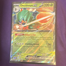 Decidueye ex SV03 Obsidian Flames 012/088 320 HP Double Rare Holo EN