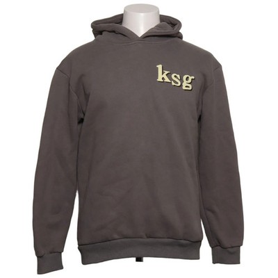 Hbat, Kapuzenpullover, Größe: M, Grau, Einfarbig, Herren #zLu