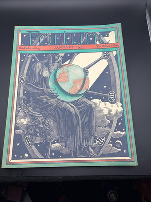 Vintage January 1933 Fortune Magazine