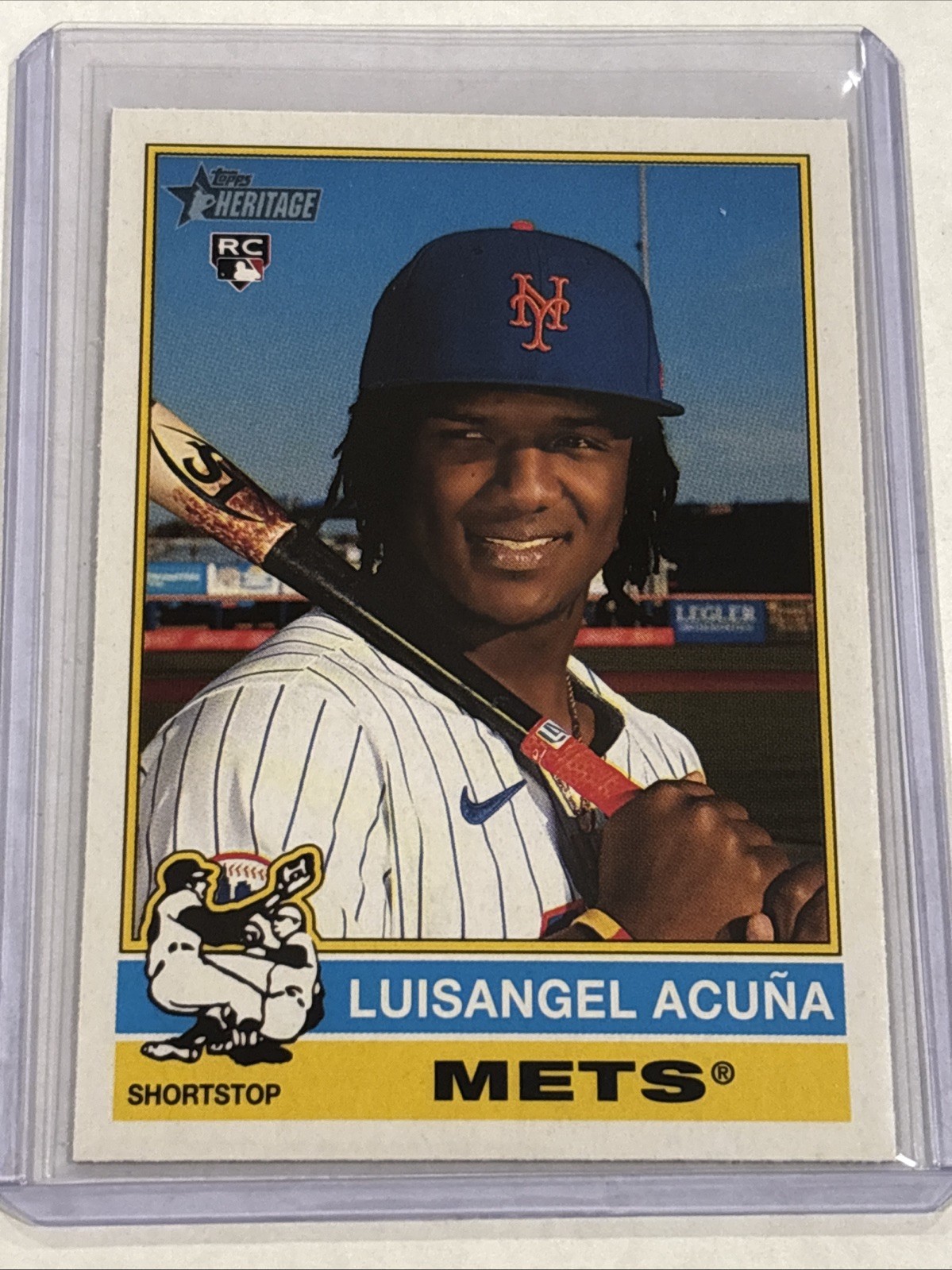 2025 Topps Heritage Luisangel Acuna Rookie #274 Mets RC