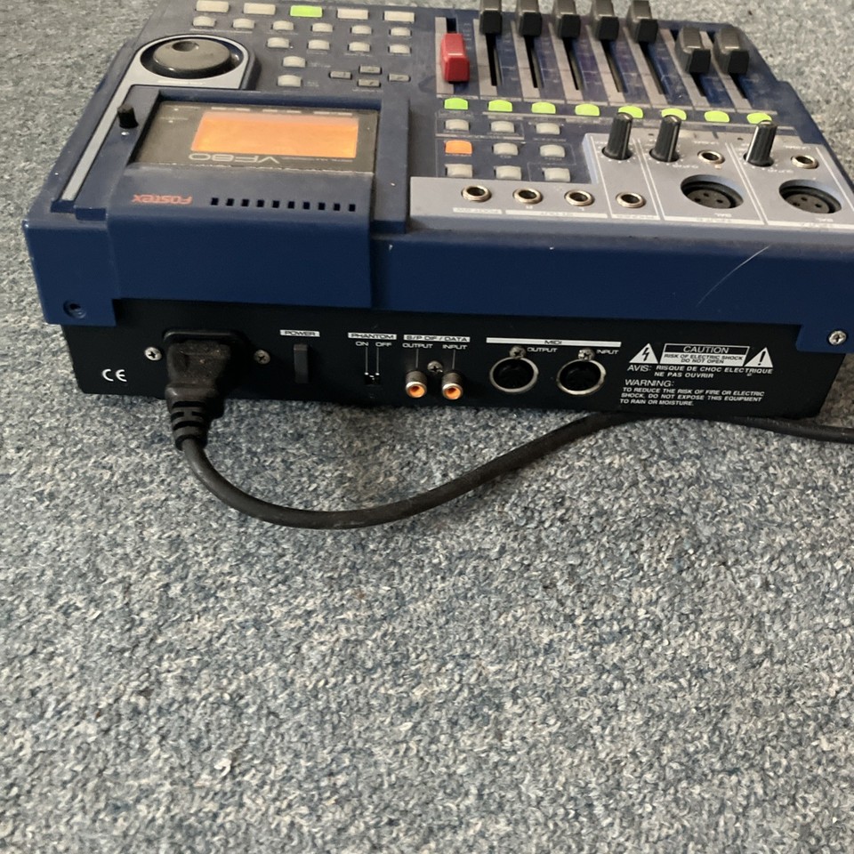 Fostex VF80 Digital Multitrack with Manual. Needs work (see description ...