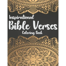 Inspirational Bible Verses Coloring Book: A Christian Coloring Book - Relaxing