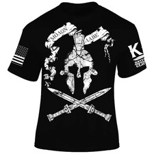 Molon Labe Spartan Helmet Shirt Tactical Warrior Skull Military Vintage Tee