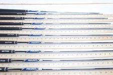 Project X Blue Label Flighted 5.5 R 32.75"-37.25" Iron Shaft Set Pulls .355 6777