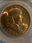 1948 PCGS MS65 FBL Franklin Half Dollar nice toning
