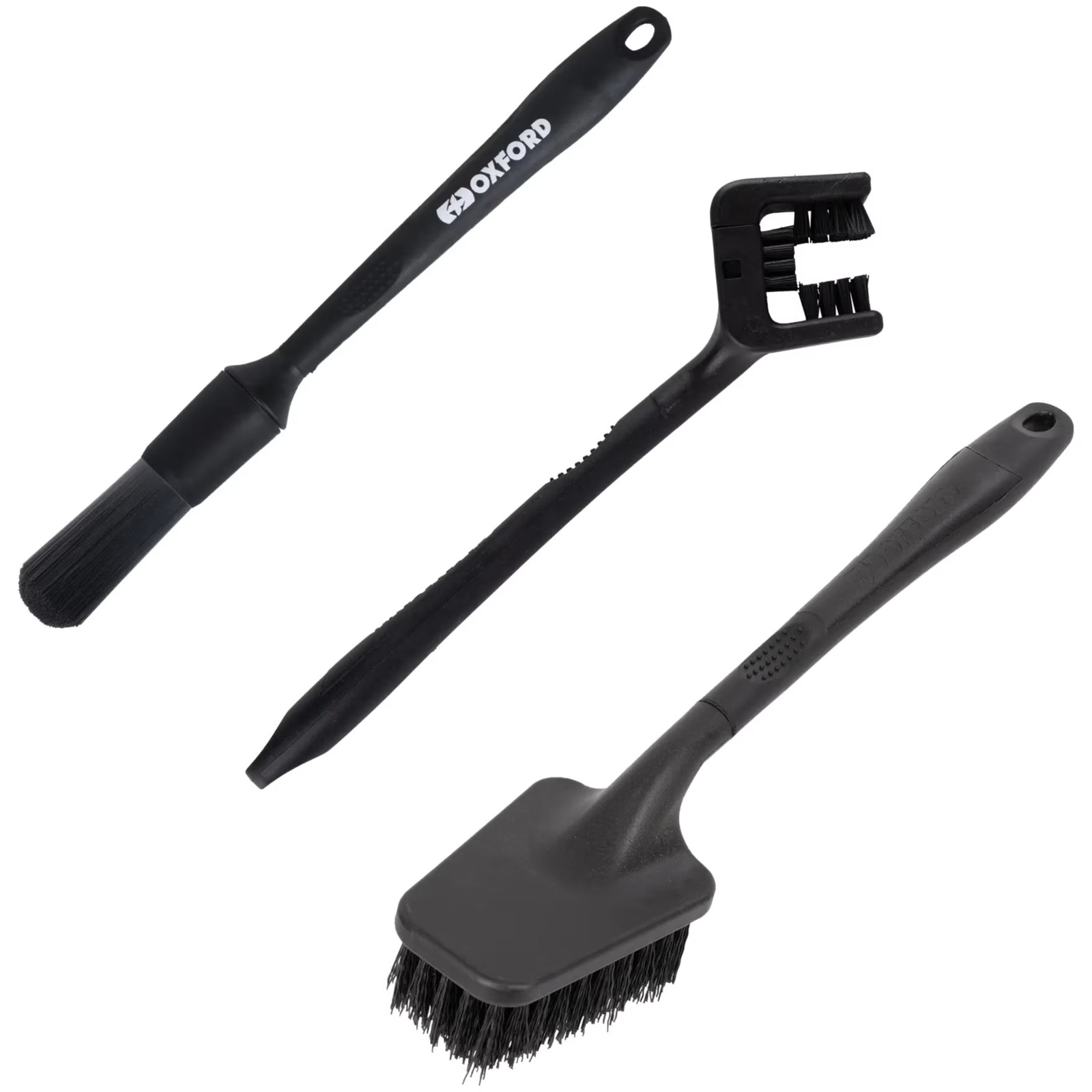 Oxford Motorcycle Motorbike Drivetrain Brushes Pro Cleaning Set