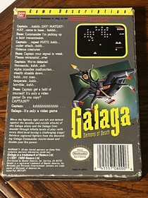 Galaga: Demons of Death (Nintendo NES, 1988) CIB Complete W/ Box Manual, foam