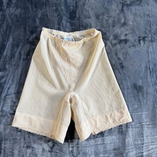 Vintage 60s ADONNA Ivory Shapewear Girdle Tummy Mesh Gusset M