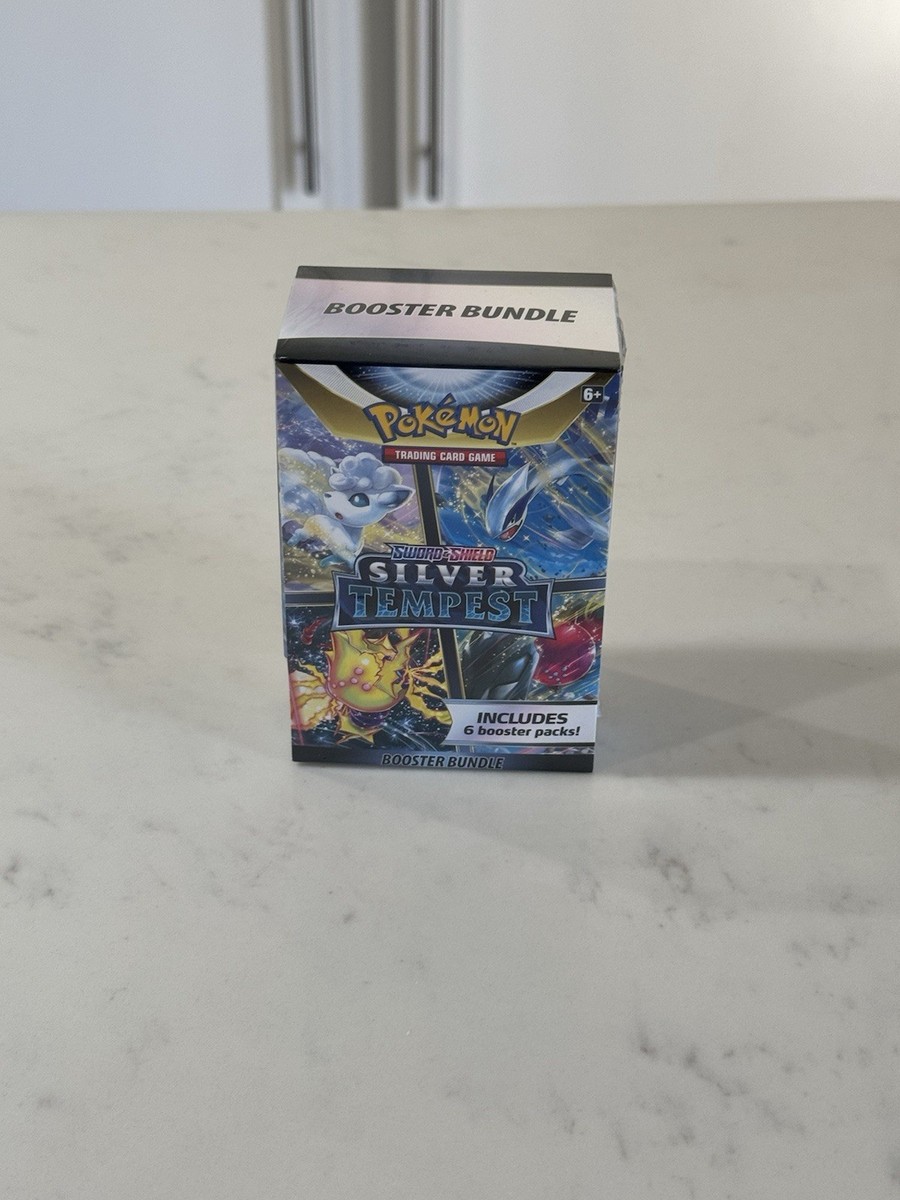 silver tempest booster bundle box SS12 (36 pack) or the huge VMAX edition of the rare Regieleki Pokemon - Silver Tempest Booster