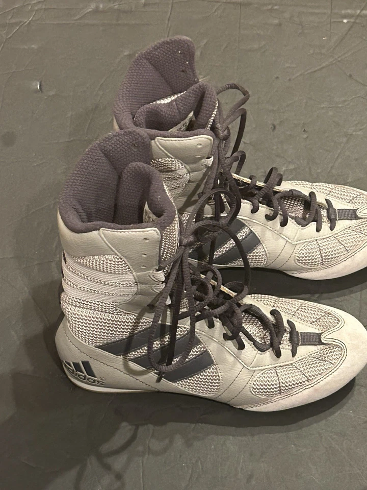 Adidas Tygun 00s Boxeo, Lucha Gris Zapatos EE. UU. 4 2003 De Colección Foto 4 de 4