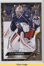2016-17 Upper Deck Compendium Gold Anton Forsberg #371 READ 0c3