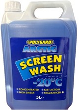 Polygard Artic Screenwash -20°C Concentrated 5L 1.46 per litre