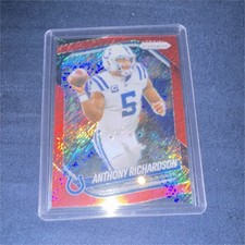 Panini 2025 Prizm Anthony Richardson Red Shimmer #193 /49 Colts NFL Football