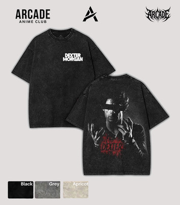 Arcade Anime Club Dexter Morgan He's Got A Way With Murder Dark Vintage Tee
