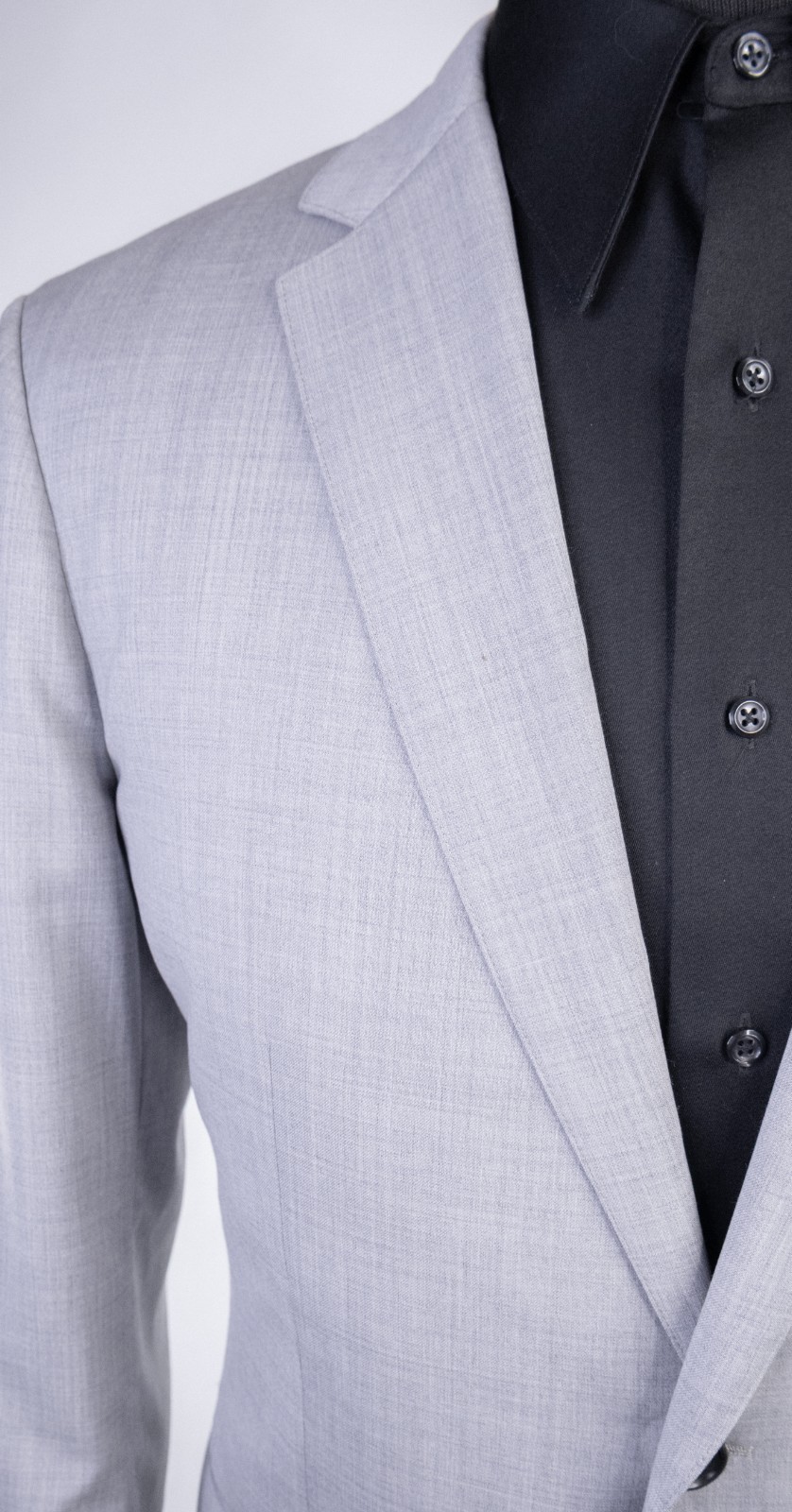 Bonobos 2-Piece Wool Suit Solid Gray 40R Modern F… - image 5