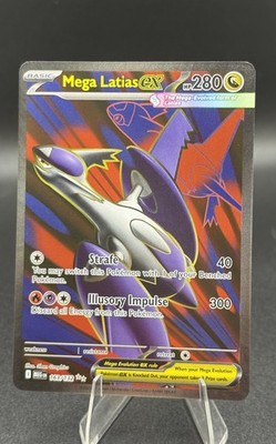 Mega Latias ex 163/132 Mega Evolution Full Art Ultra Rare Holo Pokemon TCG M/NM