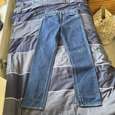 VTG 80s Levis 505 Jeans Mens 32x32 Blue Straight Leg Denim USA 505-0217 Indie
