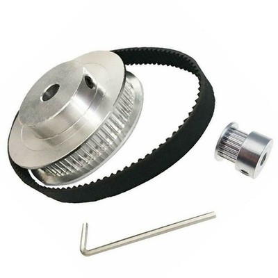 1 Satz GT2 Aluminium Zahnriemen Umlenkrollenlager 20&60 Zähne Breite 5/8mm
