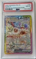 PSA 8 Eevee ex 167/131 Sv: Prismatic Evolutions SIR Holo English 2025 on eBay