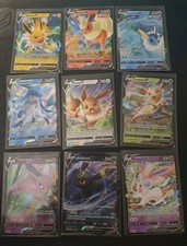 Eevee Evolutions V Promo Complete Swsh 9 Card Set Eeveelutions Pokemon Lp