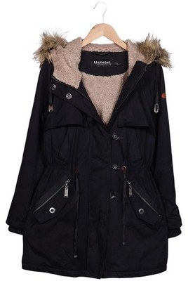 Beaumont Mantel Damen Jacke Parka Gr. EU 36 Baumwolle Marineblau #bc9cvuh
