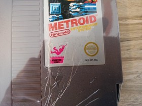 Metroid Nintendo NES Boxed PAL UK Version - Rare First Print with Grey Seal UKV