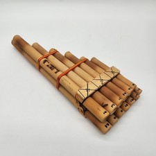 Handmade Cane Bamboo Pan Flute Zampona Panpipe Wood Woodwind Musical Instrument