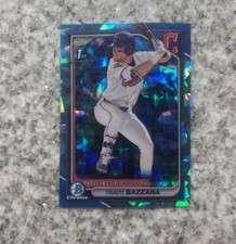 Travis Bazzana 2024 Bowman Chrome Draft SAPPHIRE REFRACTOR ROOKIE #1