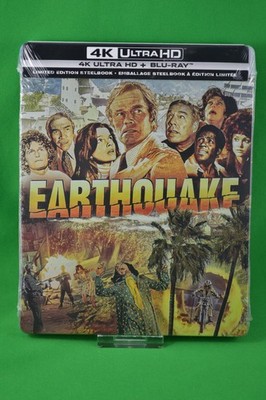 Earthquake - 4K Ultra HD + Blu-ray Limited Edition Steelbook NEW SEALED