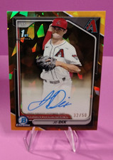 2024 Bowman Draft Sapphire #CPA-JD JD Dix 1st Chrome Gold Auto /50 Diamondbacks