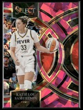 2024 Panini Select WNBA #125 Katie Lou Samuelson Prizms Pink Ice