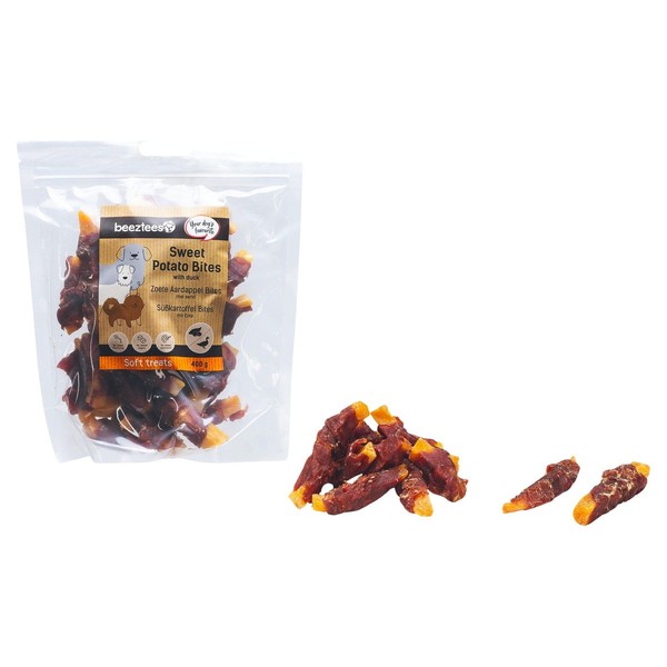 Beeztees Hundesnack SüßKartoffel Bites Mit Ente 400 G, Uvp 11,99 Eur, Neu-image