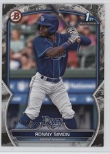 2023 Bowman Prospects Black 13/15 Ronny Simon #BP-112 1s32