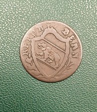 1 Rappen 1836 Schweiz Bern Kupfer  K7