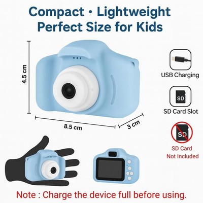 Kinderkamera mit Spielen Digitalkamera Kinder Videokamera 1080P HD Kleinkind Spielzeug