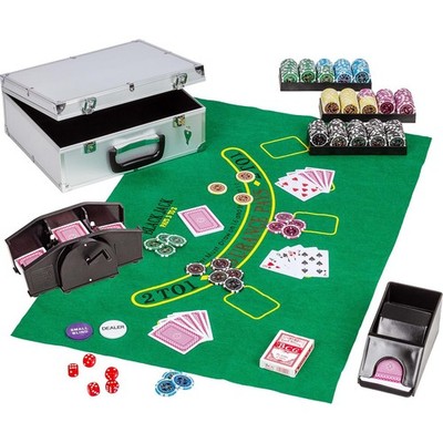 GAMES PLANET  Ultimate Pokerkoffer 300 Chips Kartenmischer