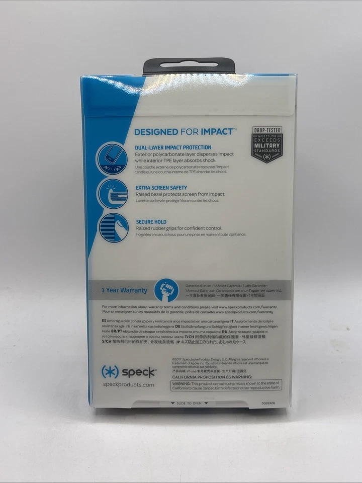 Speck CandyShell Grip Cell Case iPhone X - Blue/Bubblegum Pink *NEW* - Image 3 of 4