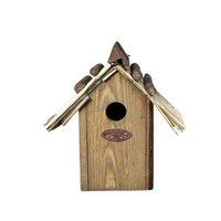 Vogelhaus Nistkasten Mit Strohdach Landhausstil VöGel Natur Gartendeko