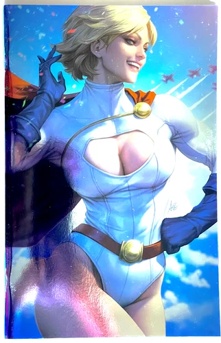 POWER GIRL SPECIAL #1 FOIL STANLEY ARTGERM LAU VARIANT 2023 DC COMICS NM