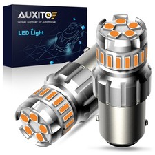 7443 7440 Led Red Strobe Flash Blinking Brake Stop Tail Parking Light Bulbs 3157