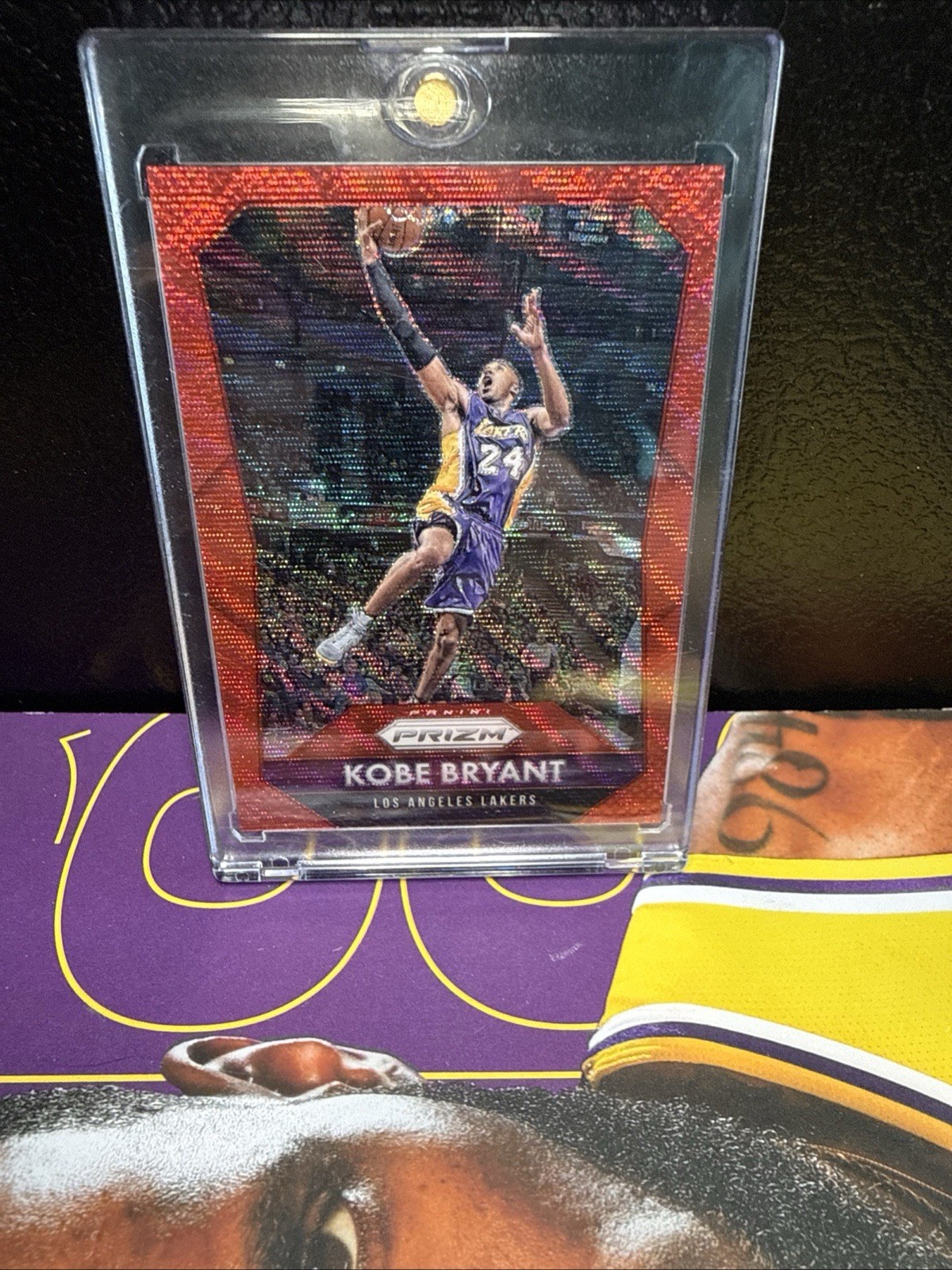 2015-16 Panini Prizm Kobe Red Wave Prizms /350 Lakers