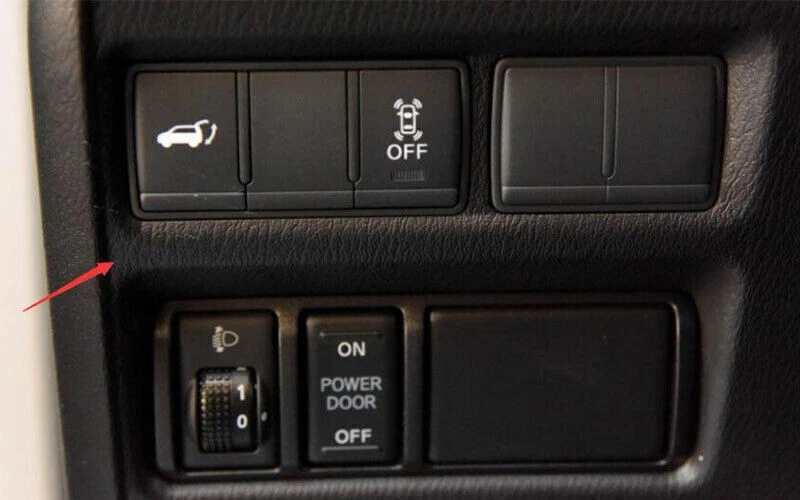 1P Para Nissan Armada Y62 2017-20 Grano Madera Faro Control Botón Marco Borde Foto 4 de 4