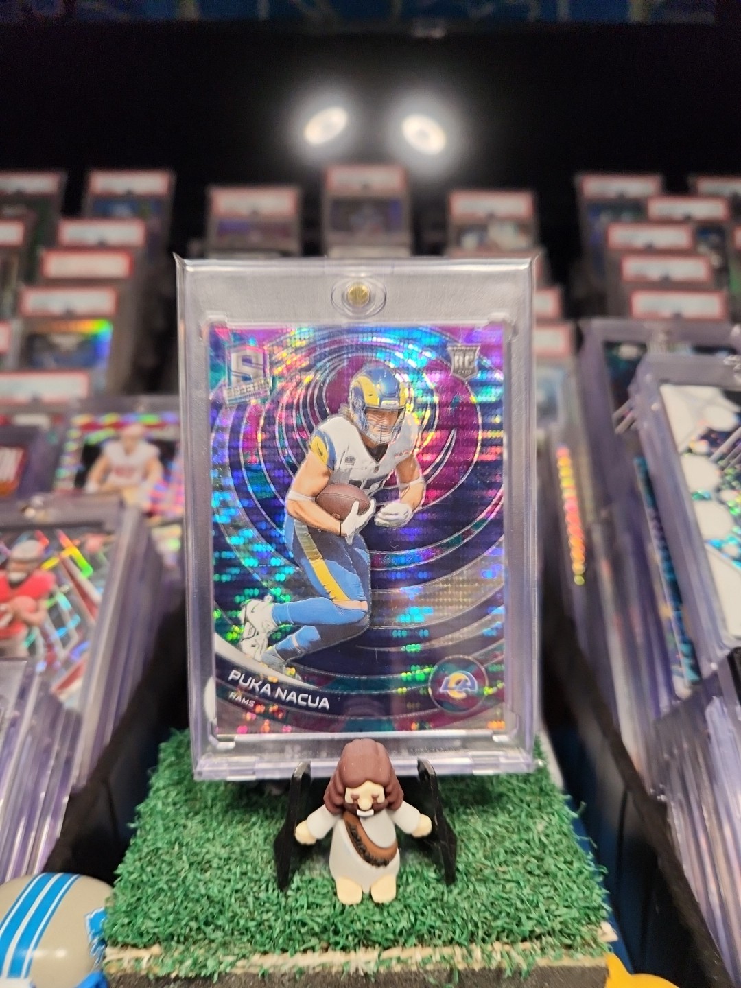 2023 Panini Spectra - Rookies Puka Nacua #189 Celestial Prizm /99 (RC)